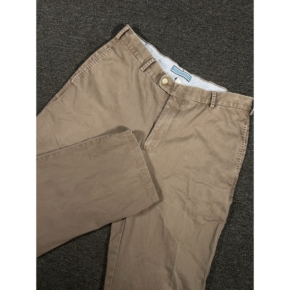 Peter Millar Pants Men's 34 Brown Chino Cotton Straight Golf Casual